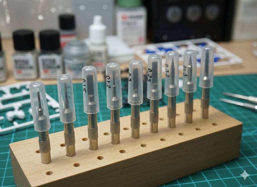 透明タイプで刃先を確認するメリット