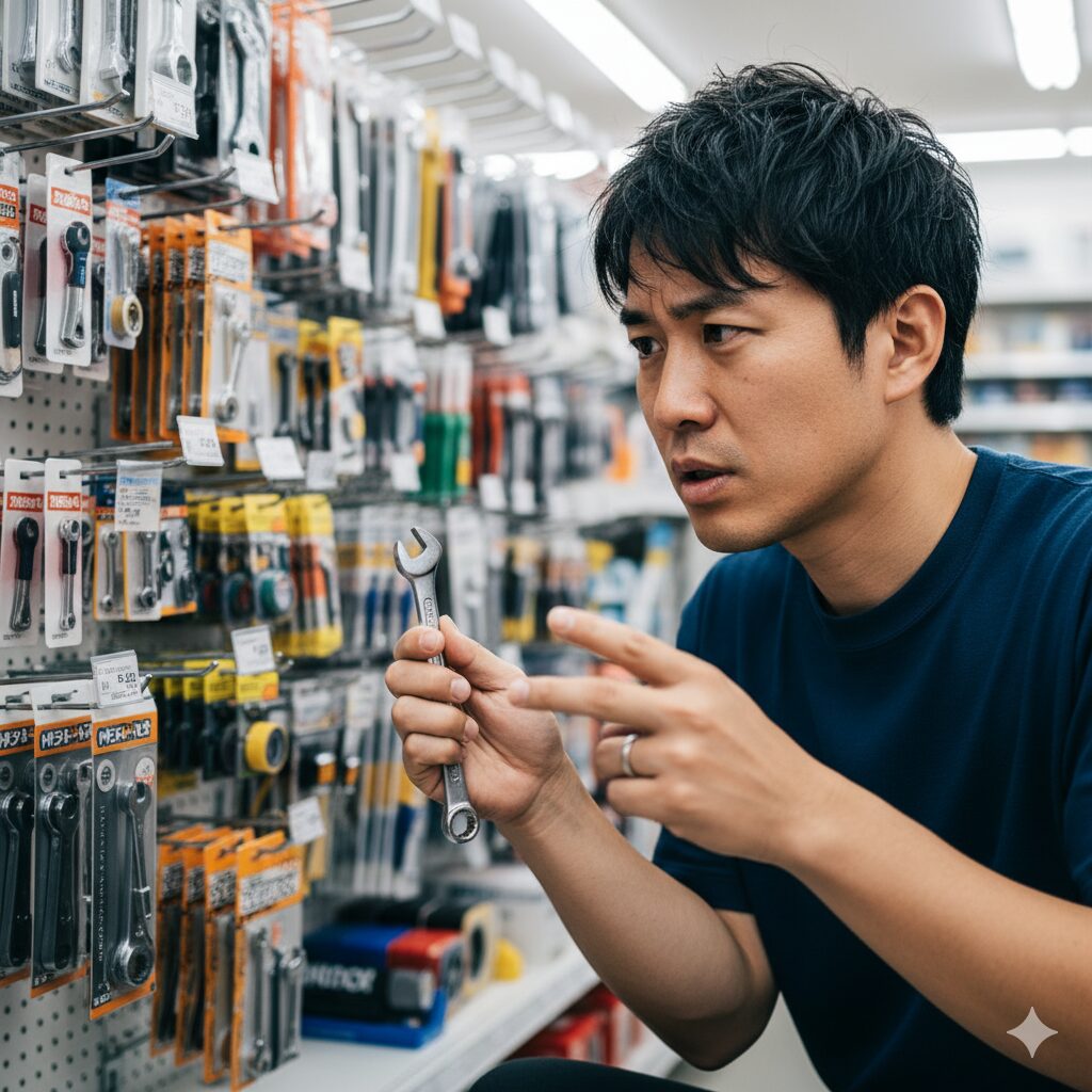 15mm スパナをセリアやダイソーで見つける構造的な問題