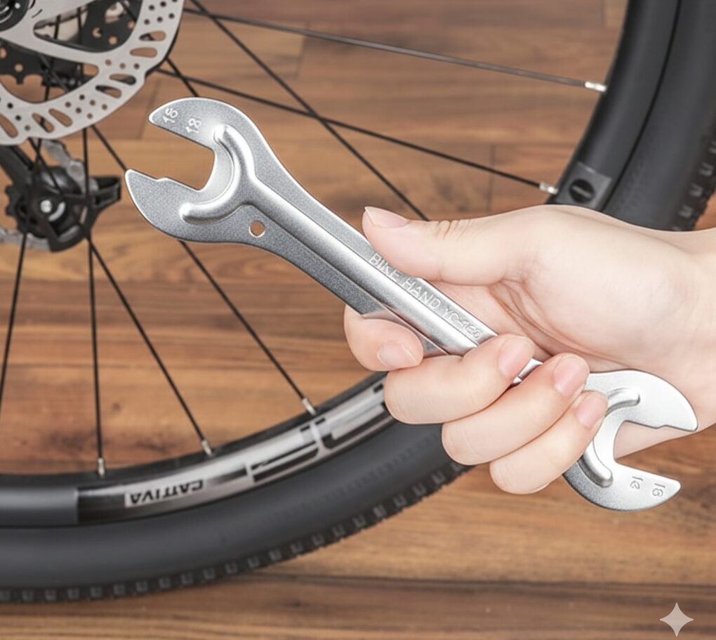 ハブ玉押し調整に必要な薄型スパナとは