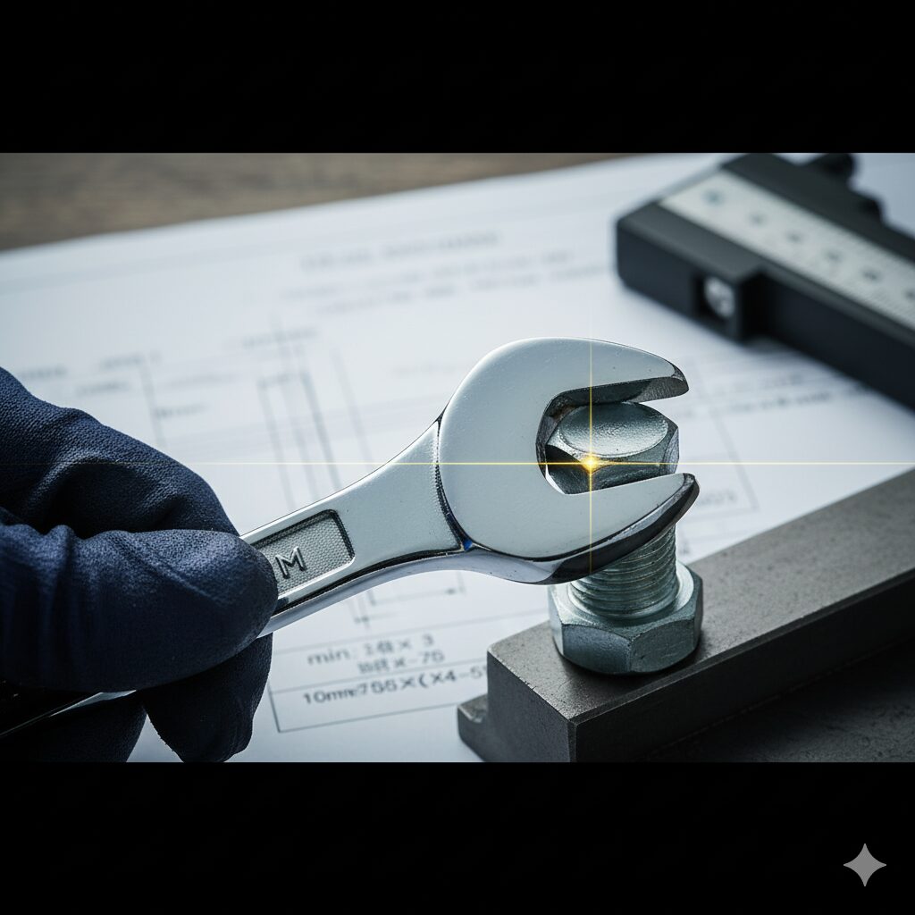 ボルト寸法の許容差とスパナの精度