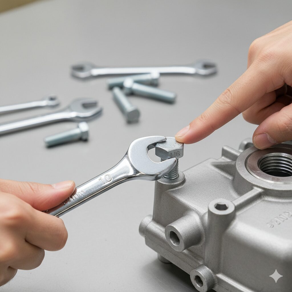 10mm スパナとボルト サイズの基本