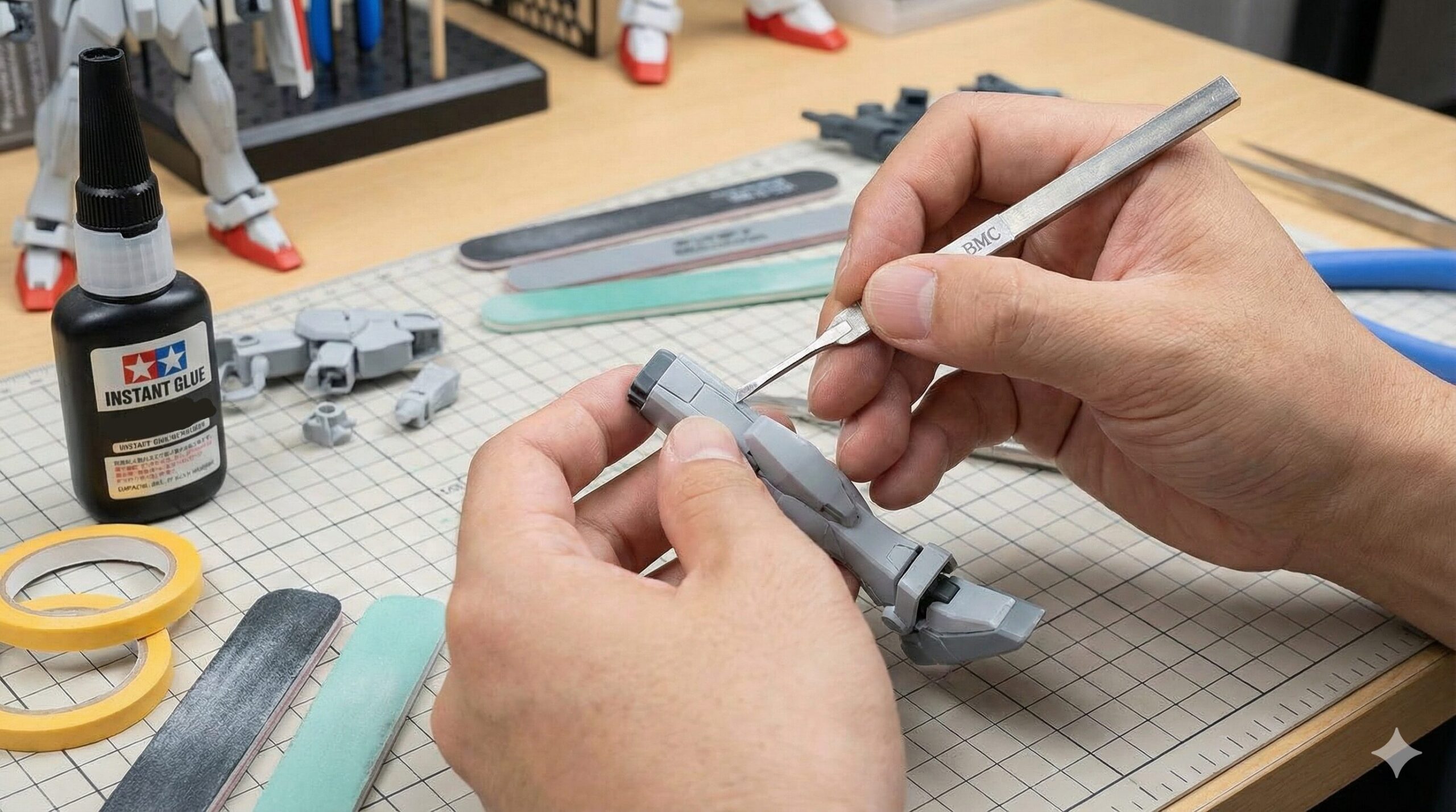 ガンプラHGに最適なBMCタガネの選び方と基礎知識