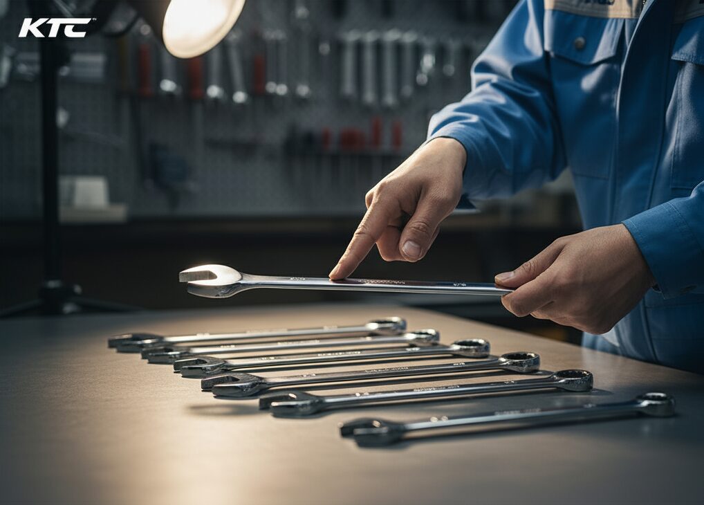 KTCのコンビネーションレンチ厚み