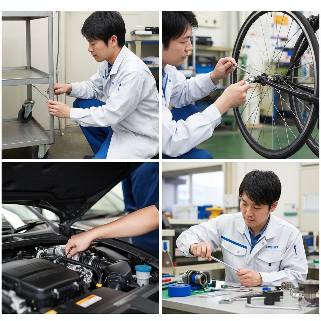 20mm薄型スパナの主要な使用シーン