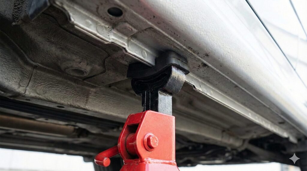 リジッドラックを設置する正しい位置