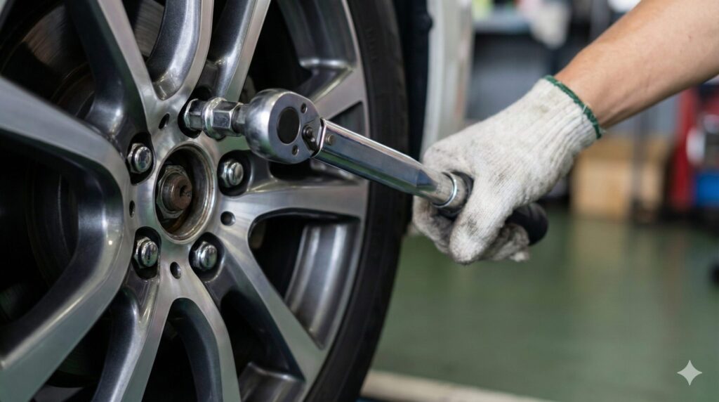 締め付けトルクとM14ボルトへの変更