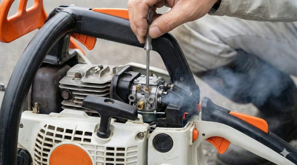 加速で息継ぎする症状とニードル設定