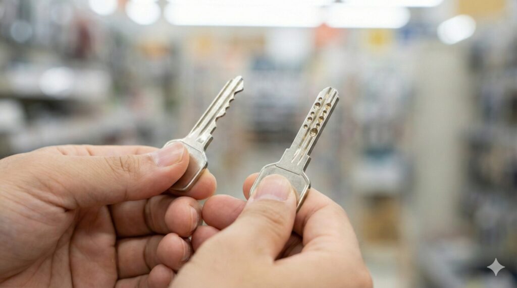 鍵の種類やディンプルキーが複製できるかチェック