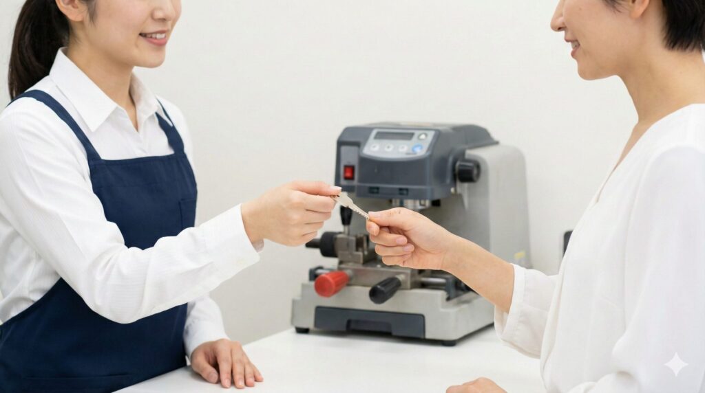 従来型のディスクシリンダーなら短時間で完了する