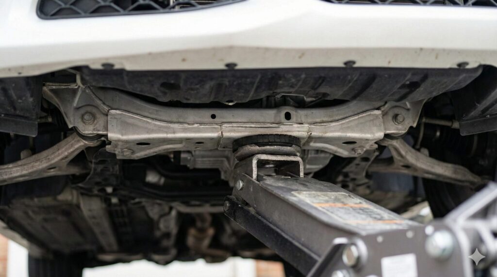 86のジャッキアップポイントの正しい位置