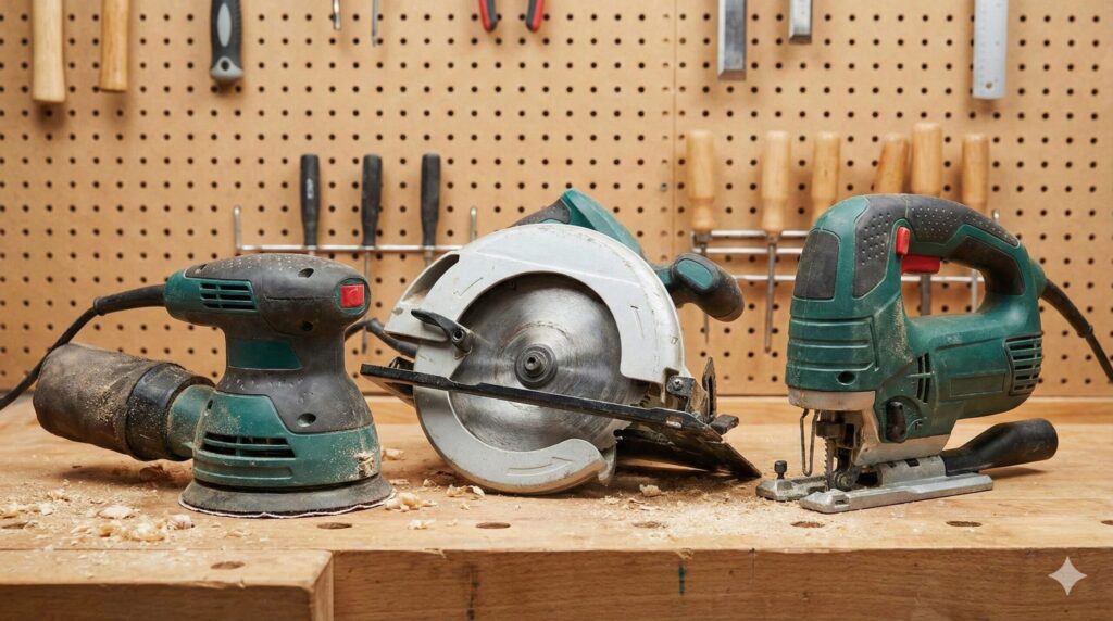 サンダーや丸ノコなど他工具のラインナップ