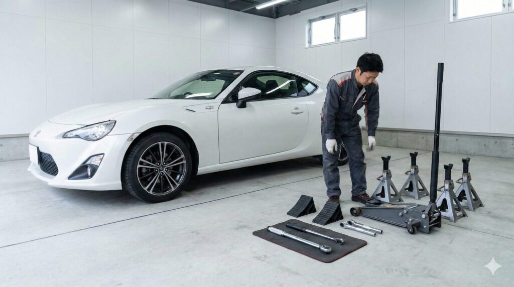 86のフロアジャッキおすすめ運用手順と注意点