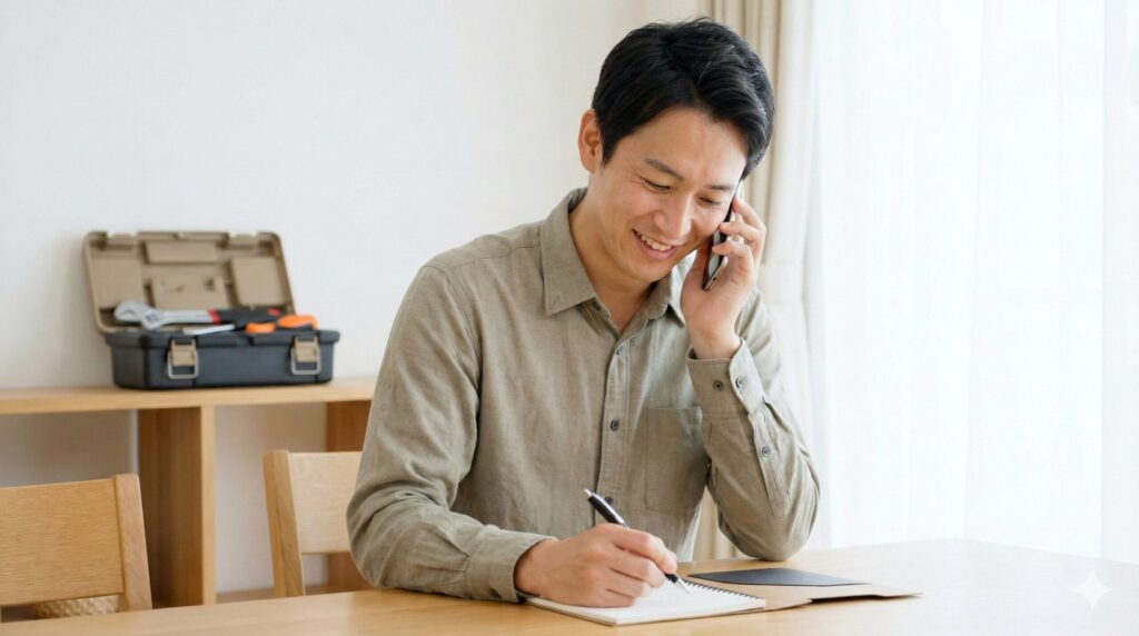 電話での予約方法と在庫確認