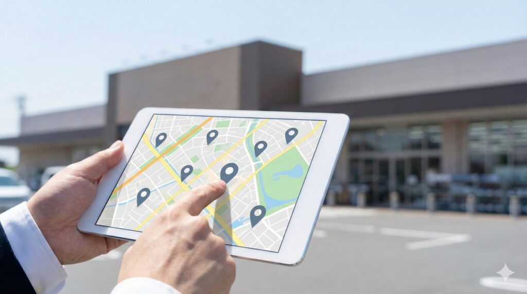 サービス実施店舗の探し方