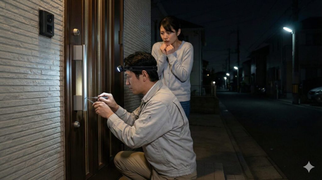 鍵開けは24時間業者に依頼