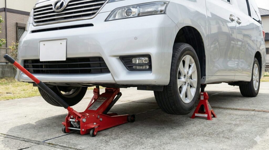 ガレージジャッキ使用時のポイントと規格