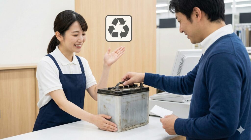廃バッテリーの無料引き取り条件と回収方法