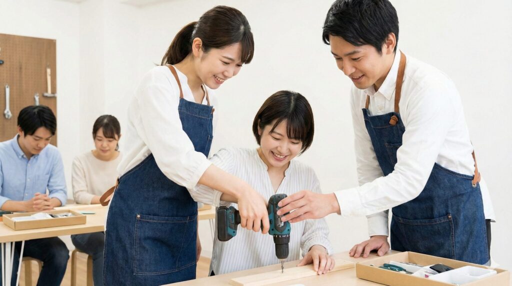 初心者におすすめの工作室