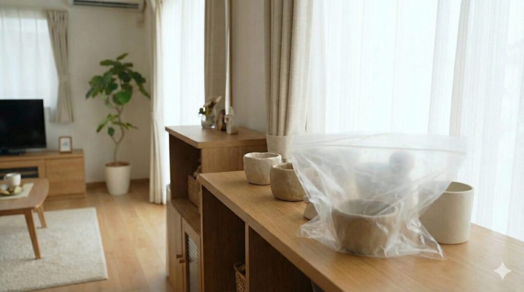 ひび割れを防ぐ乾燥のコツ