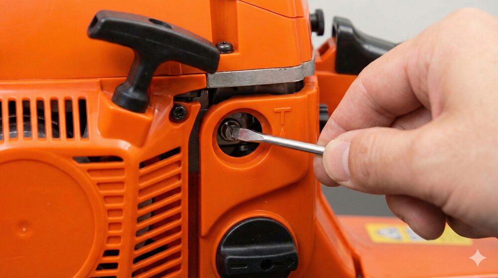 始動直後に止まる場合のアイドリング調整方法