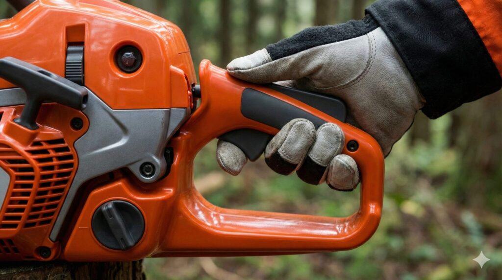 暖機運転後の再始動手順とハーフスロットル