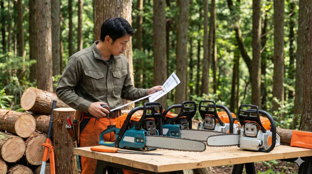 40ccチェーンソーのおすすめ選定基準と特徴