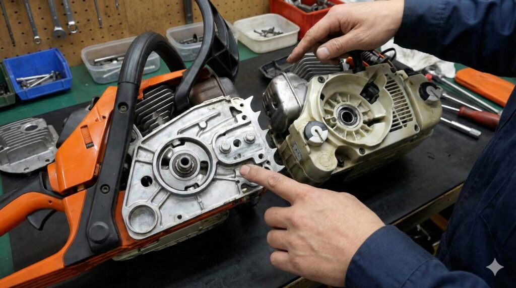 プロ用と一般向けモデルのエンジンの違い