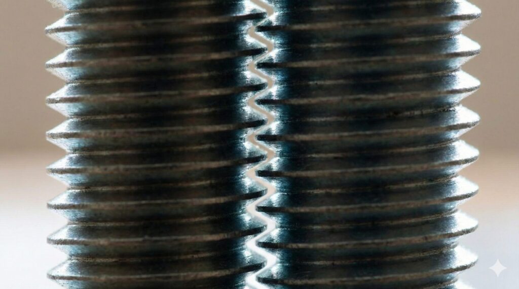 ピッチの違いとねじ山の確認方法