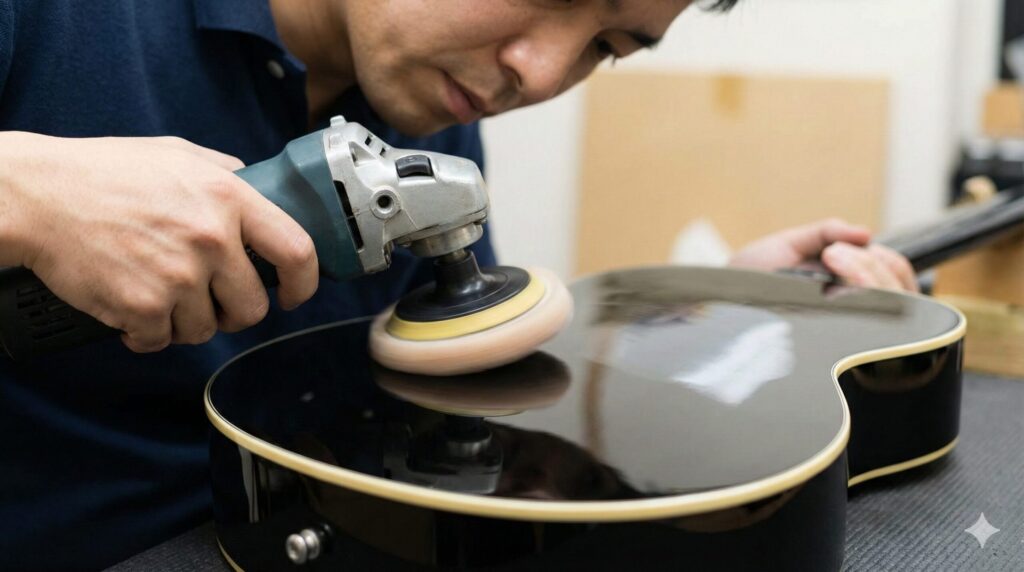 鏡面仕上げまでの具体的工程