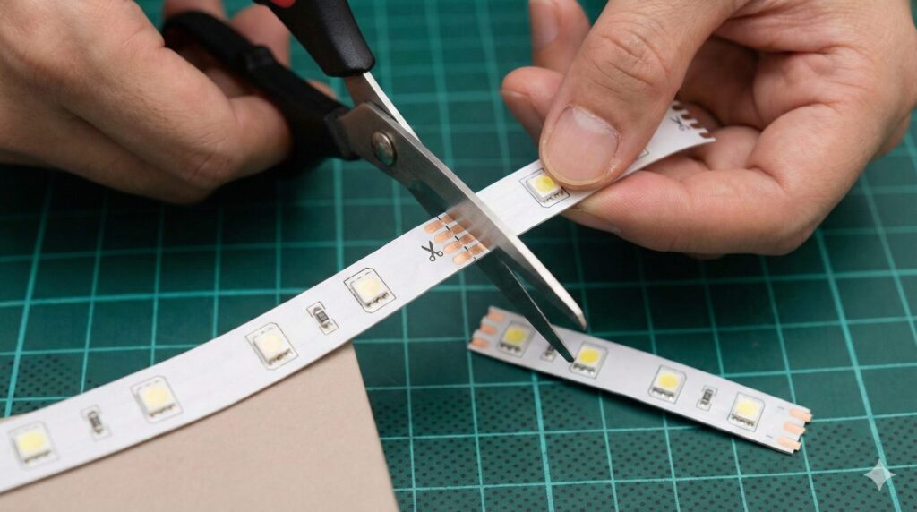 正しいカット位置と端子の加工手順