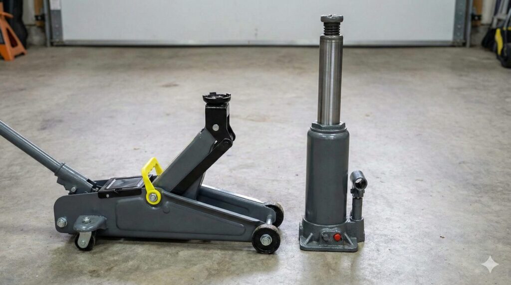 ジャッキの種類による構造の違い