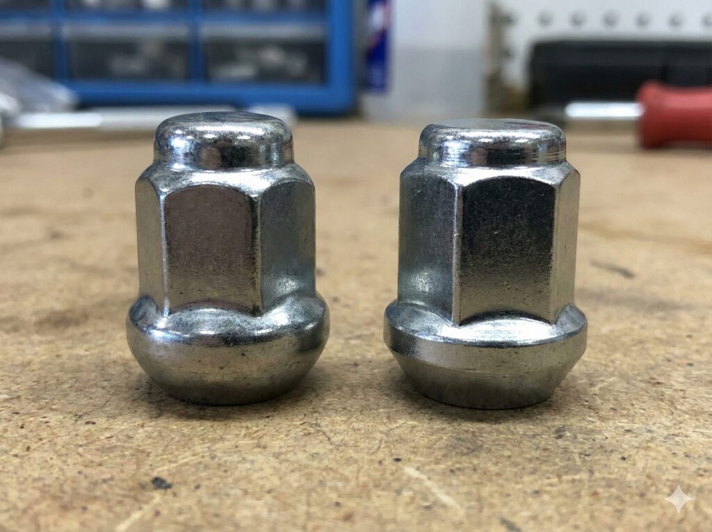 ホンダ純正ナットの球面座とテーパー座の違い