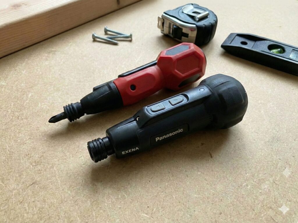 HYBRO電動ドライバーの評価を競合と比較