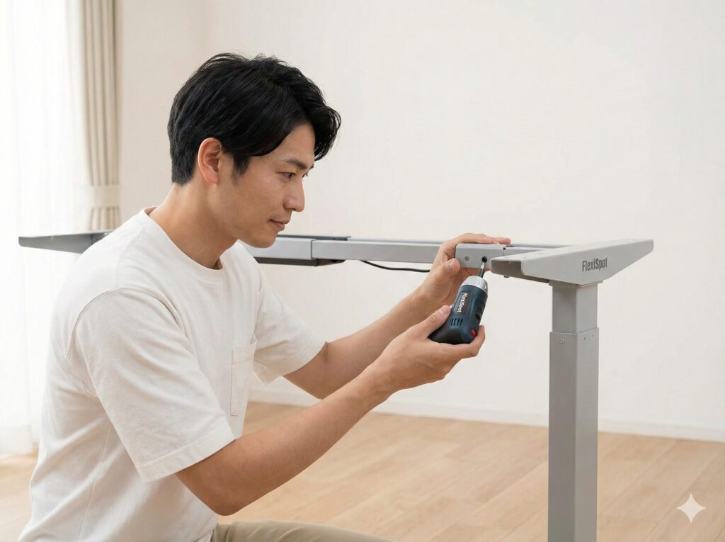 FlexiSpotと電動ドライバーの適正トルク管理