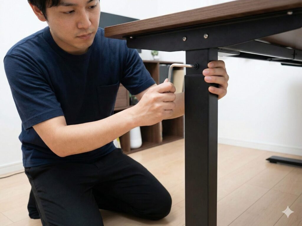 付属の六角レンチと手締めの重要性