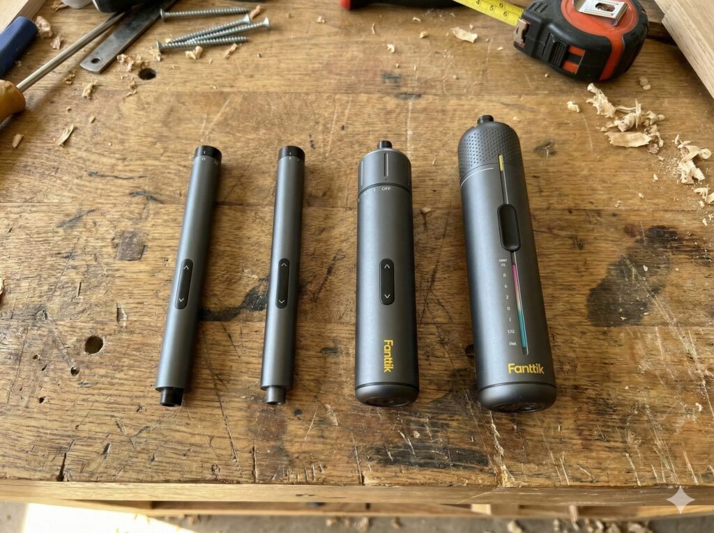 目的別Fanttik電動ドライバーの違い