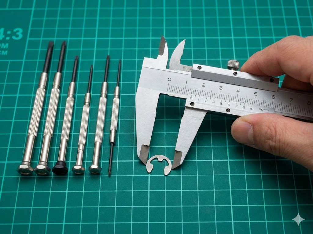 Eリングのサイズと測り方！適合するドライバーを選ぶ