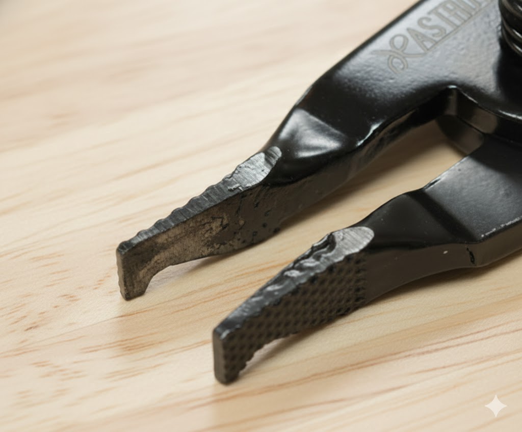 アストロ製品の先端滑り止め加工が滑らない理由