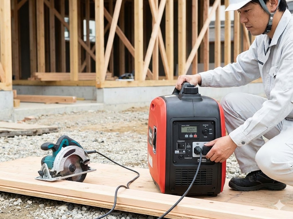 インバーター発電機の活用