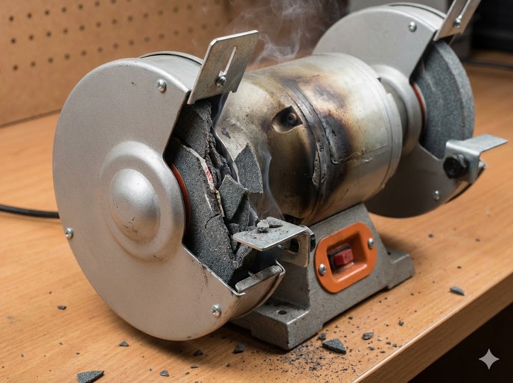 周波数の違いによる異常回転と安全上の壁