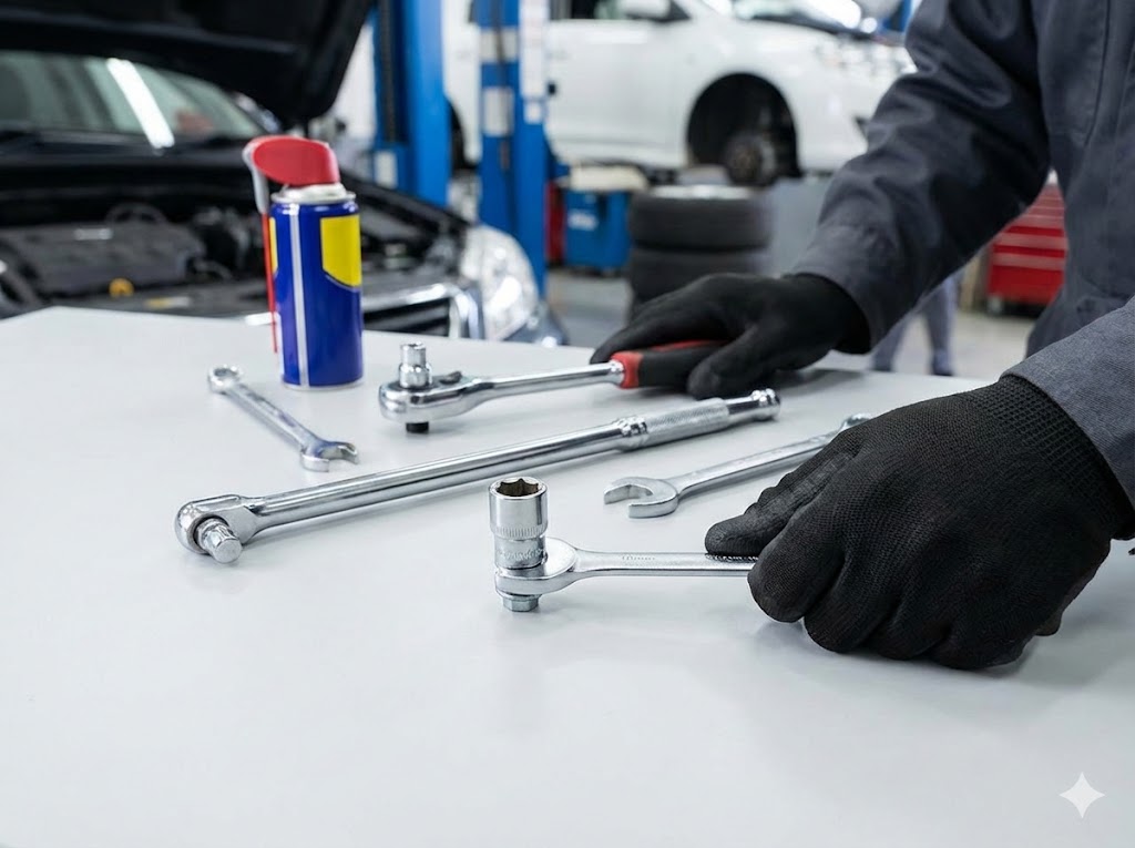 10mmボルトを外す工具と基本手順