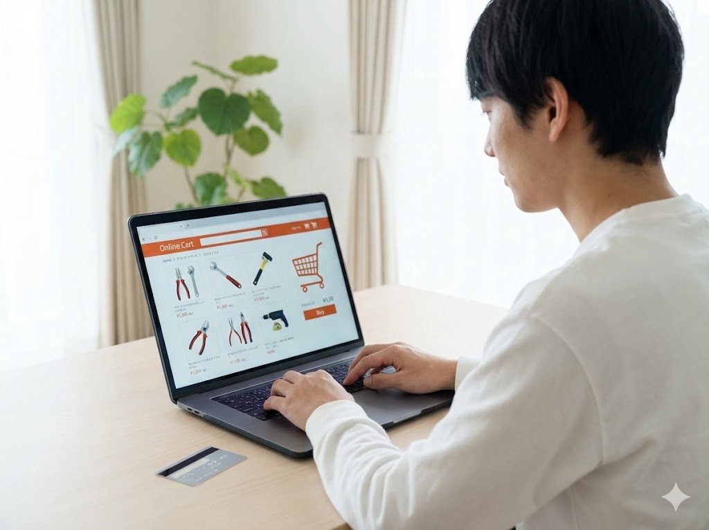 日本のネット営業所での購入方法