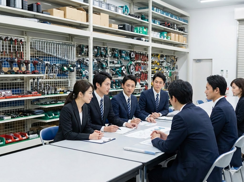 Beta工具の代理店である喜一工具の陣容