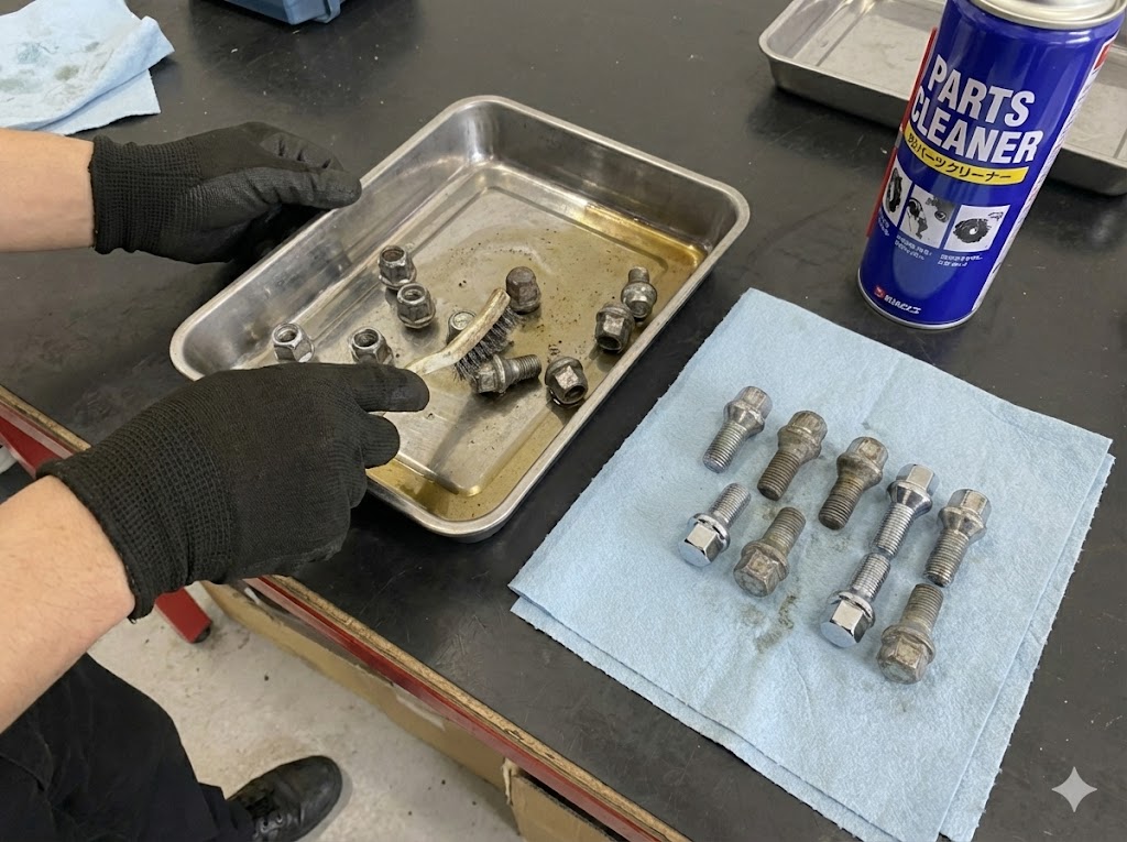 ナット再利用の判断基準と洗浄方法