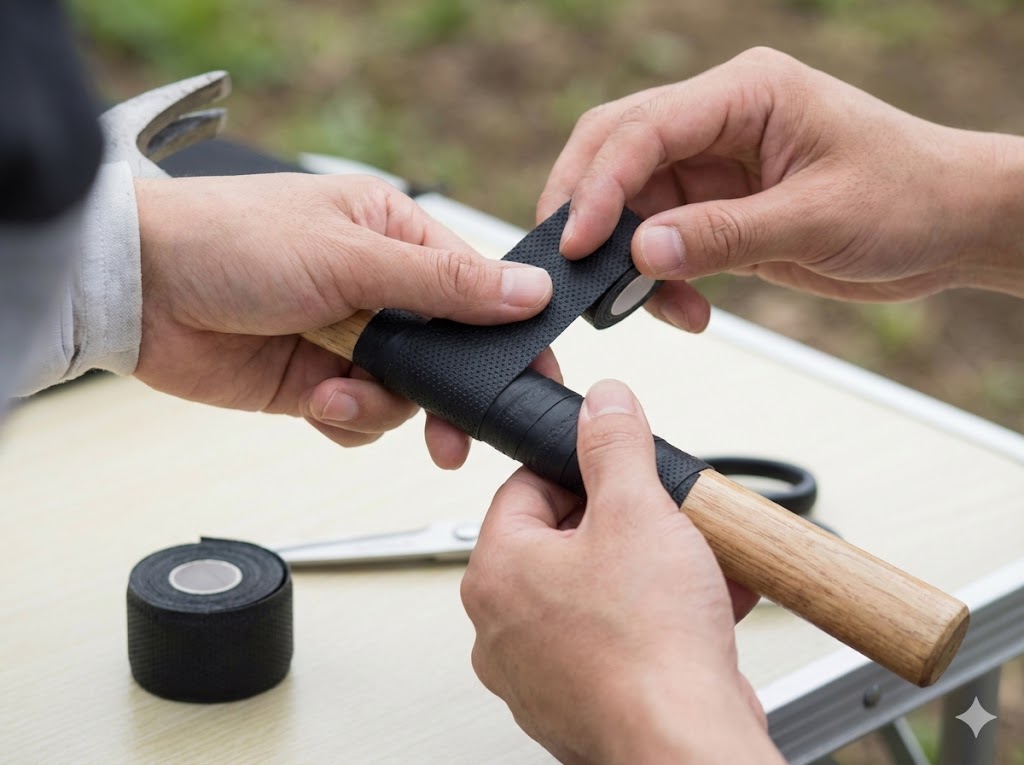 滑り止めやストラップの改造方法