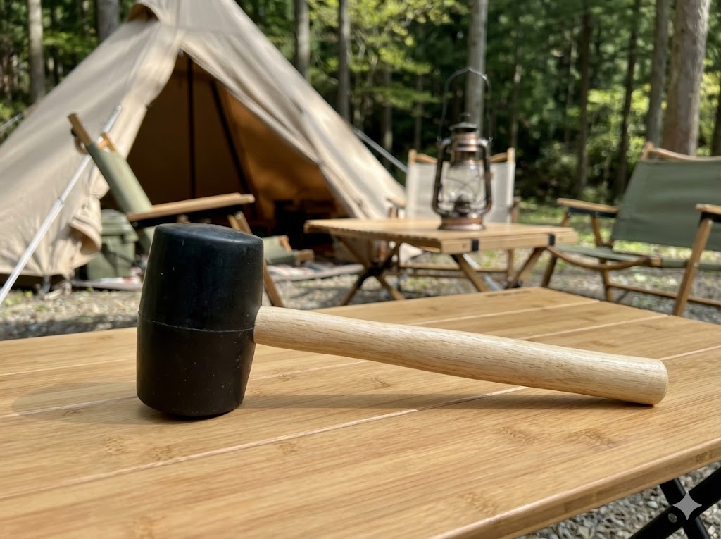100均セリアのハンマーはキャンプで使える？