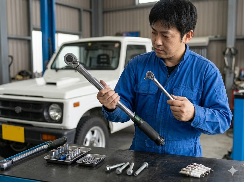 足回りとエンジンに最適な工具選定